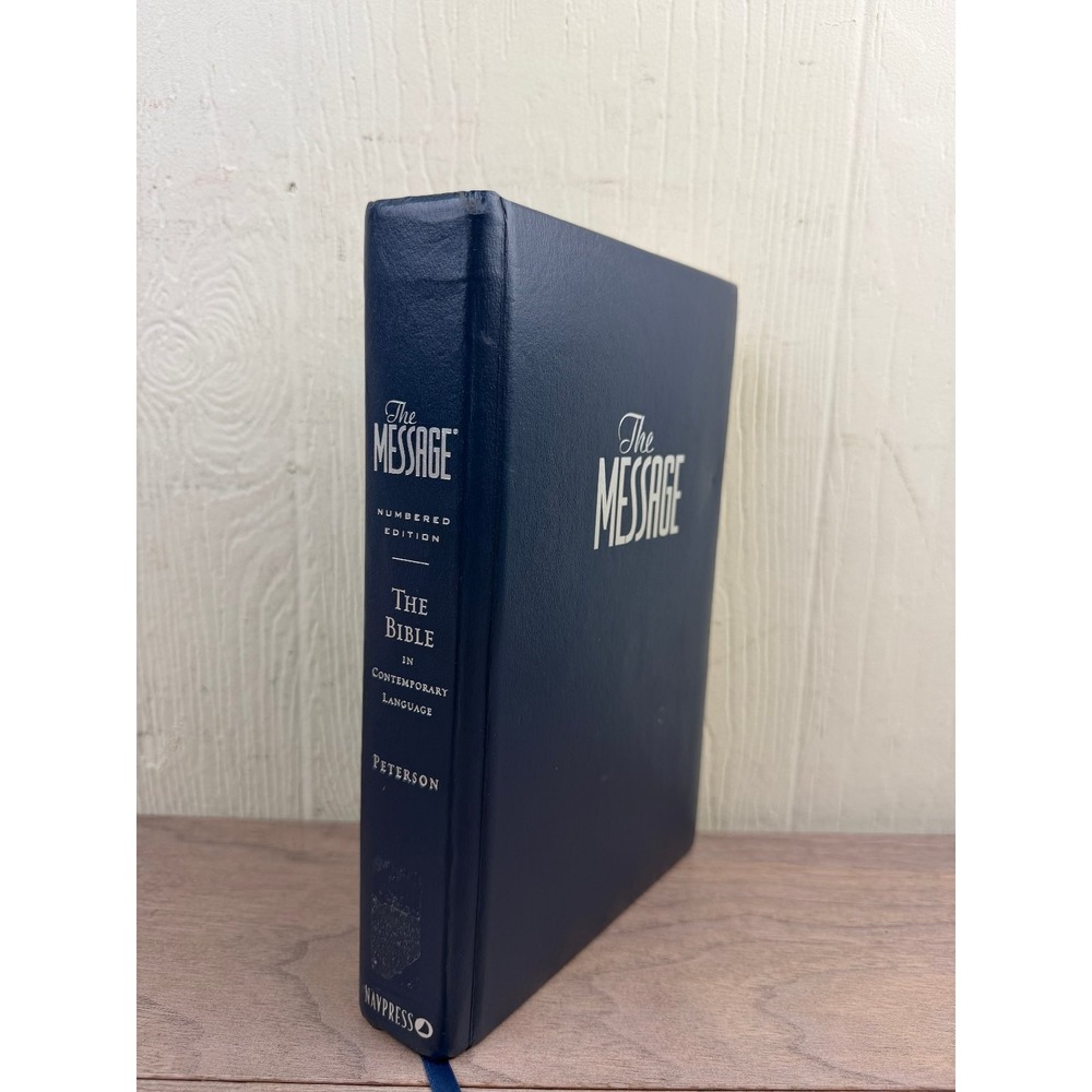 The Message Eugene H. Peterson 2005 Numbered Edition Bible Contemporary NavPress